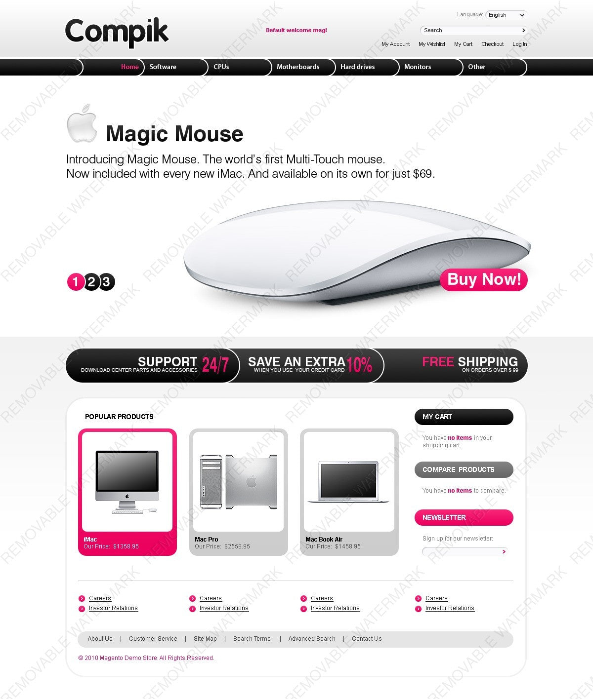 Magento Themes - GoWebBaby.Com