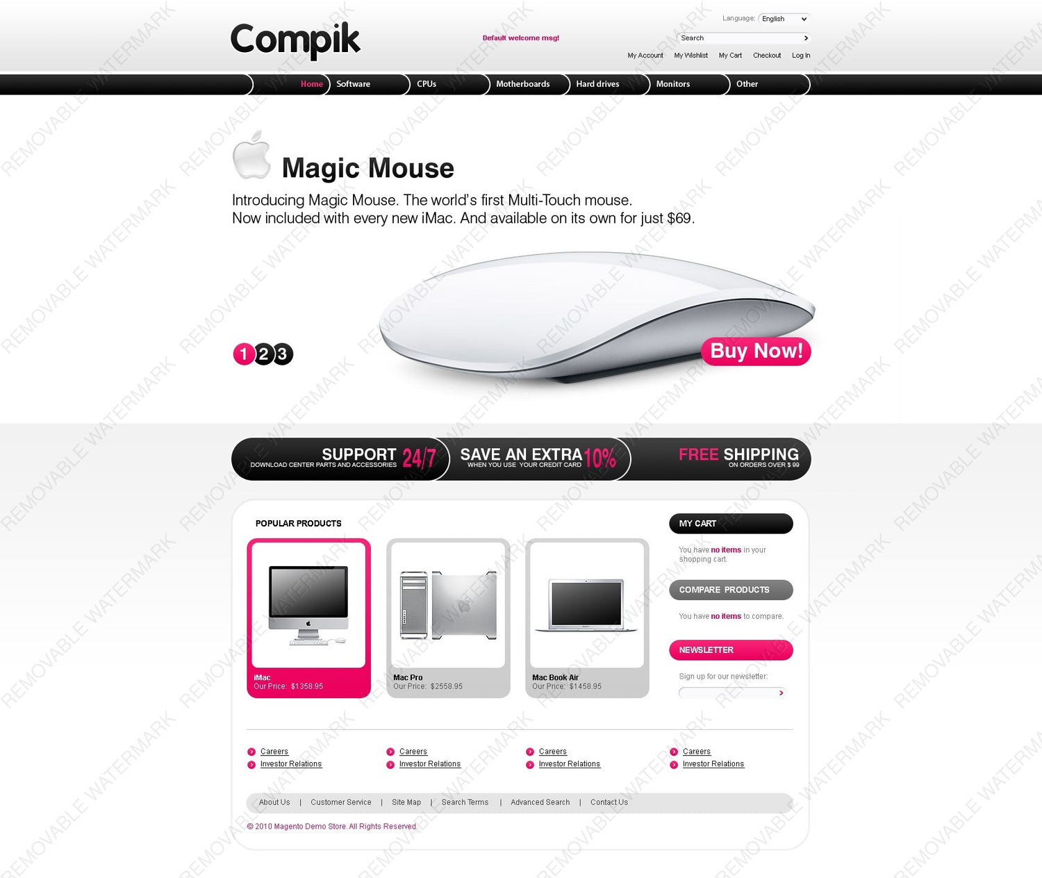 Magento Themes - GoWebBaby.Com