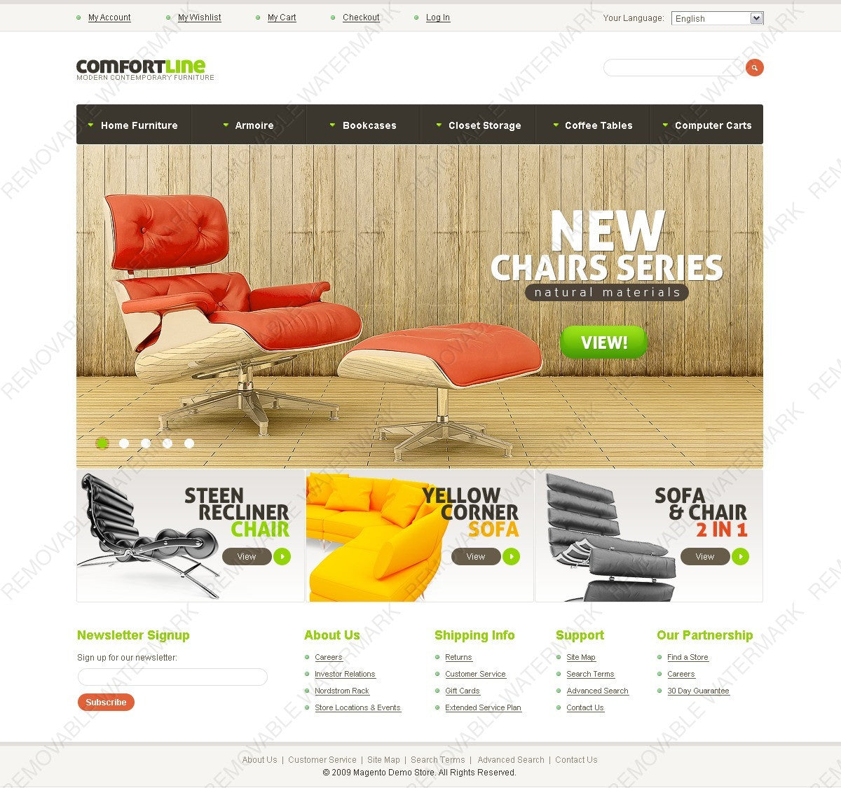 Magento Themes - GoWebBaby.Com
