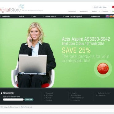 Magento Themes - GoWebBaby.Com