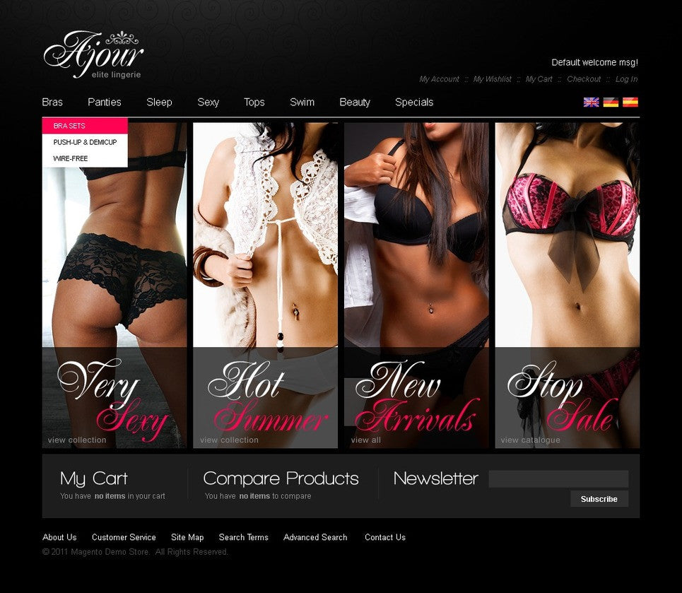 Magento Themes - GoWebBaby.Com