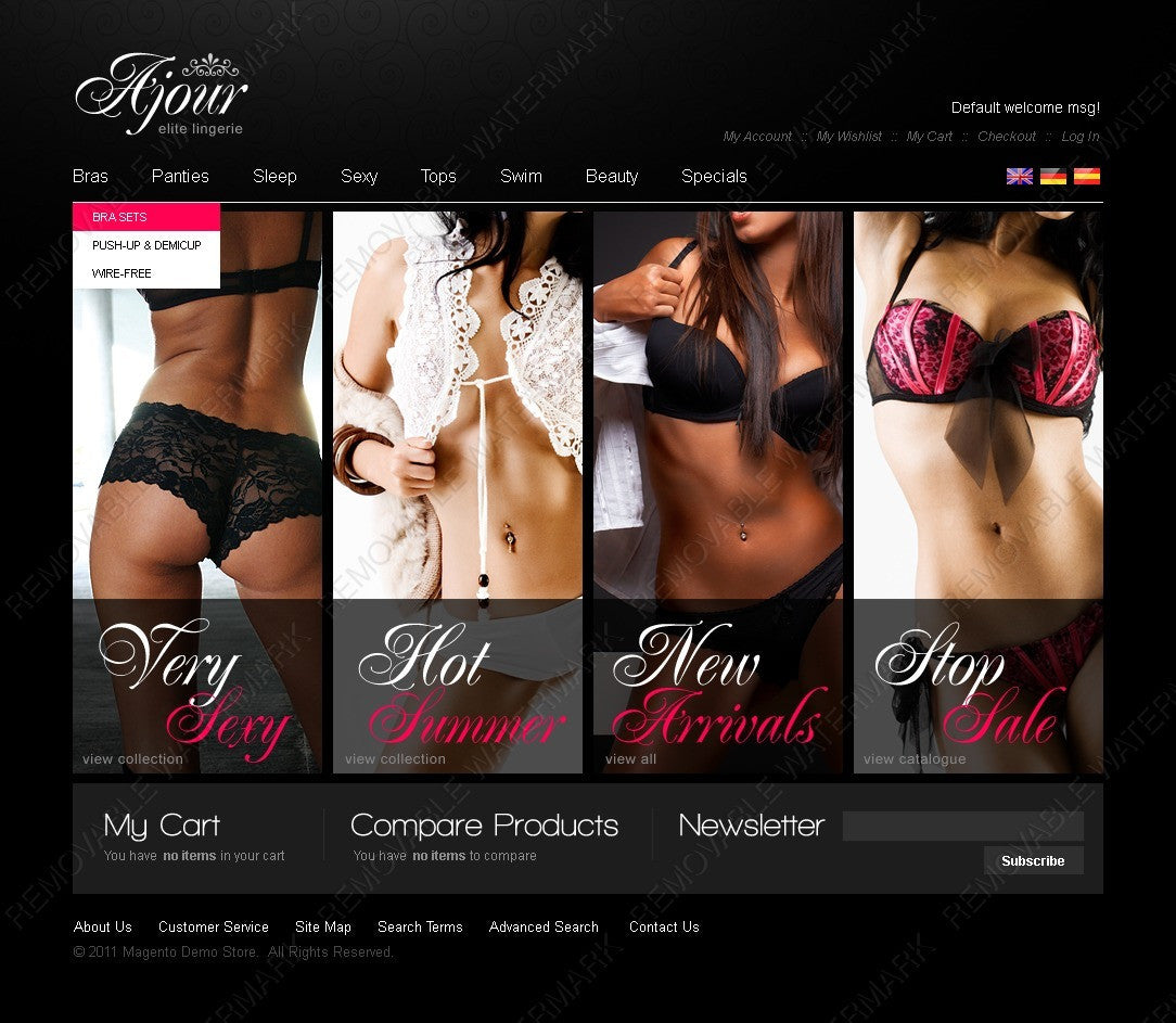 Magento Themes - GoWebBaby.Com