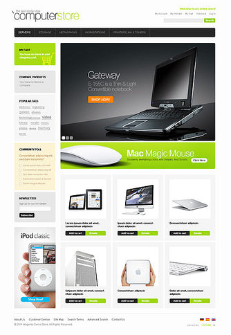 Magento Themes - GoWebBaby.Com