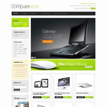 Magento Themes - GoWebBaby.Com