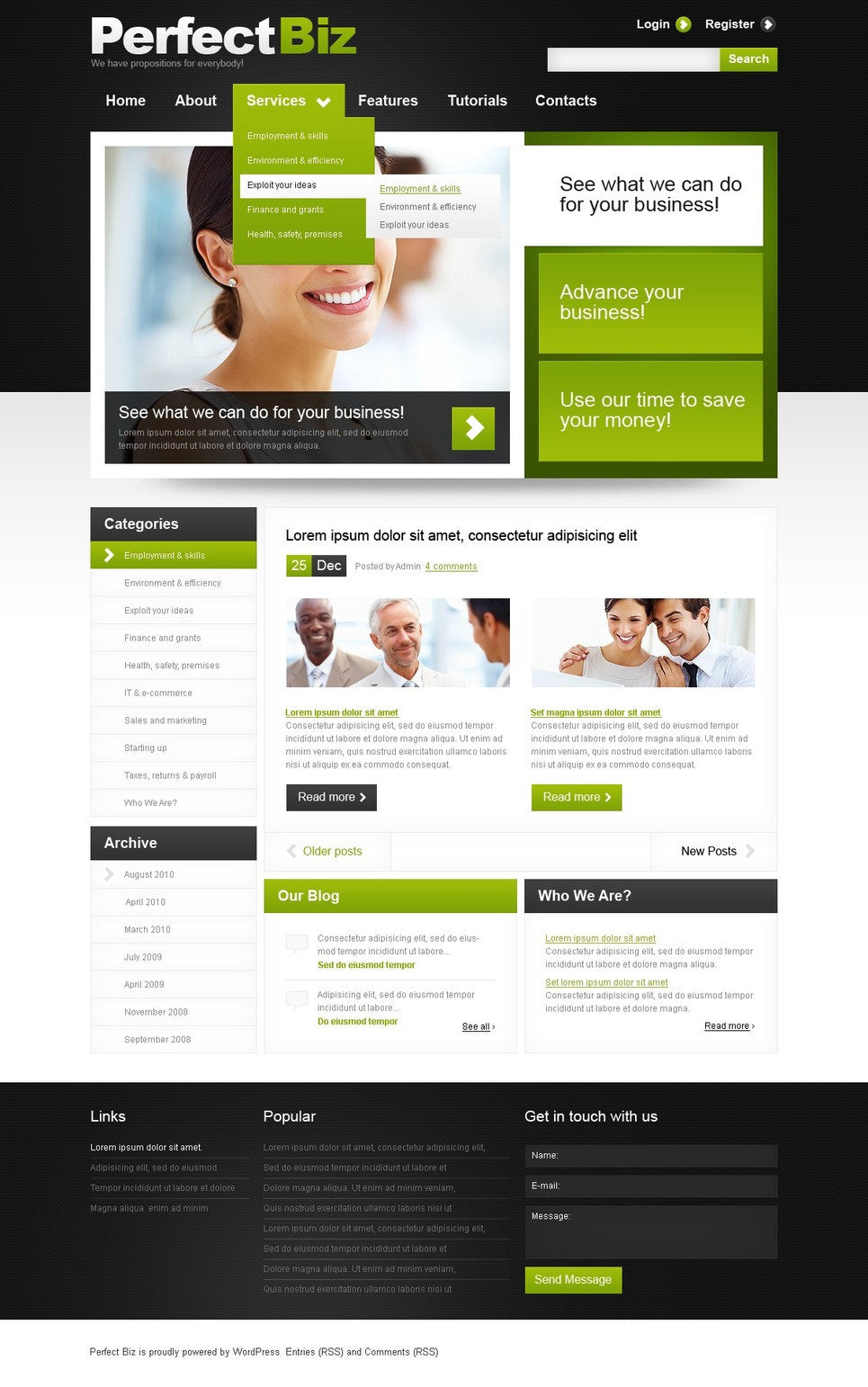 WordPress Themes - GoWebBaby.Com