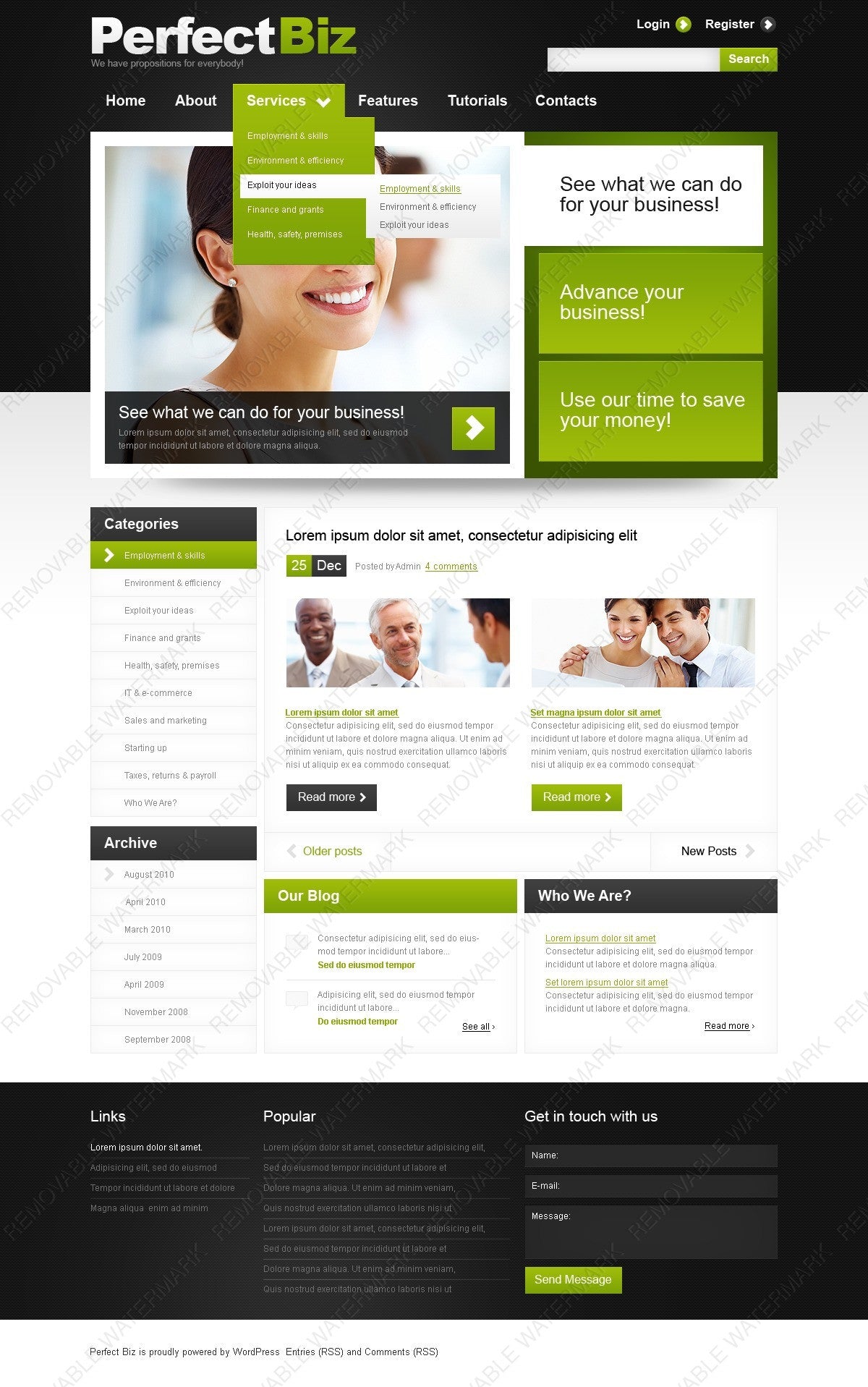 WordPress Themes - GoWebBaby.Com
