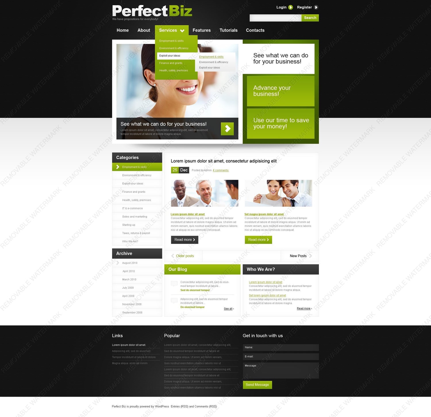 WordPress Themes - GoWebBaby.Com