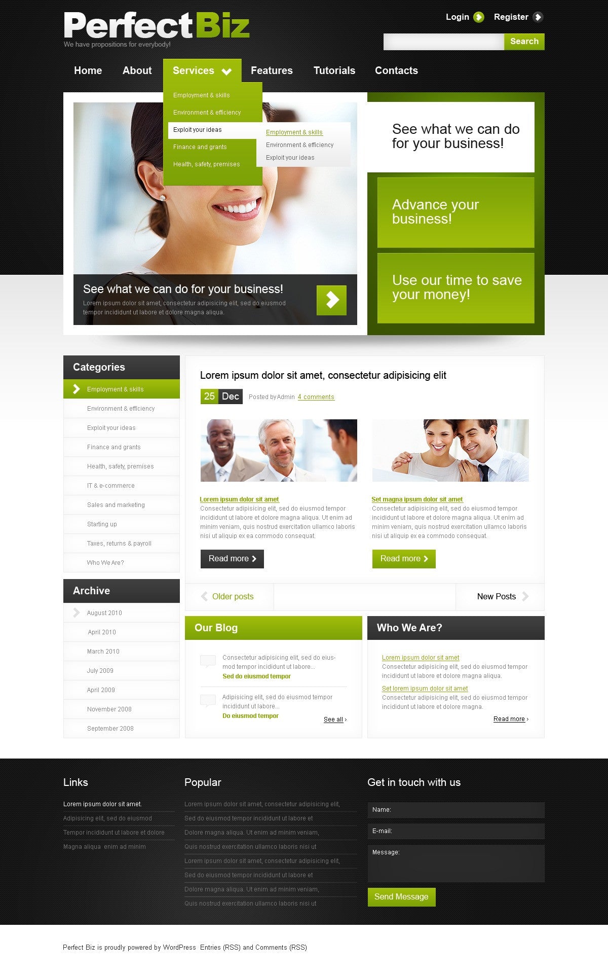 WordPress Themes - GoWebBaby.Com