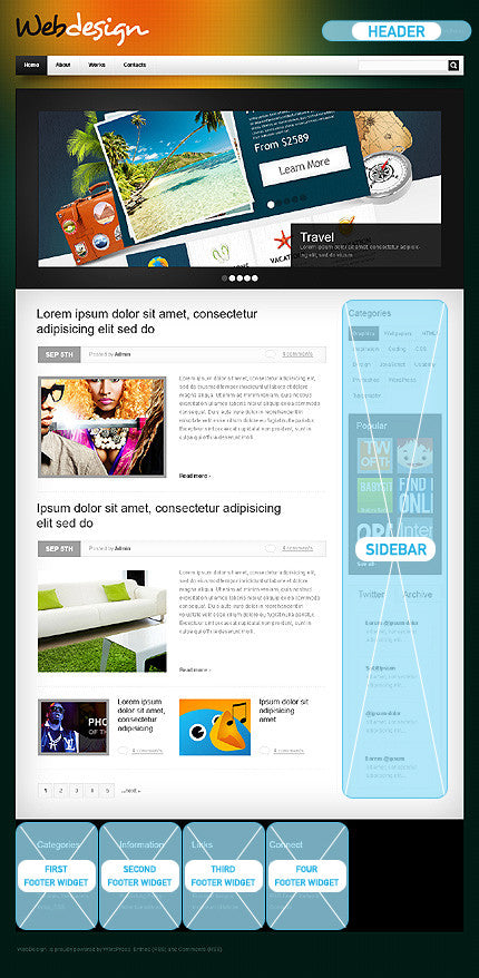 WordPress Themes - GoWebBaby.Com