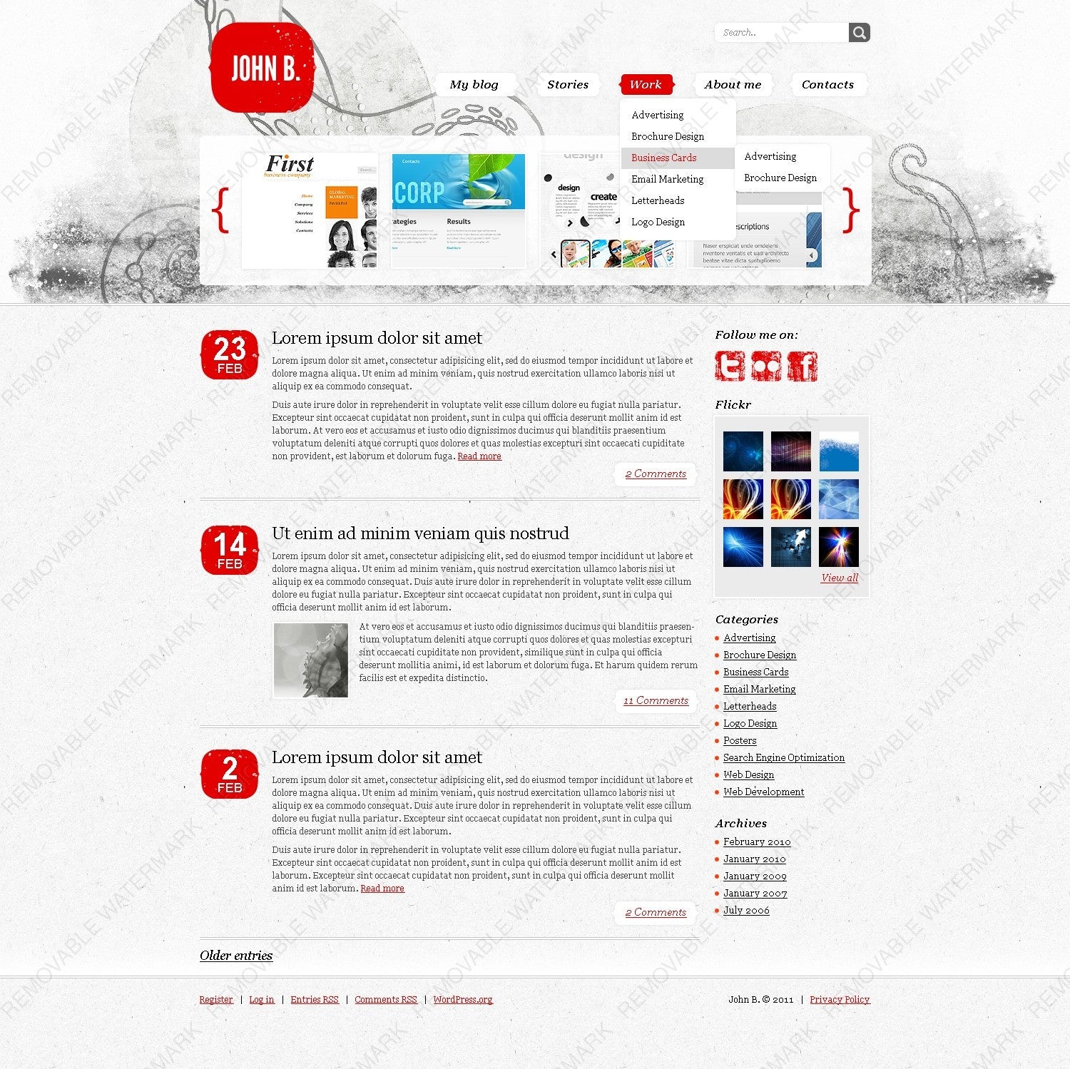 WordPress Themes - GoWebBaby.Com