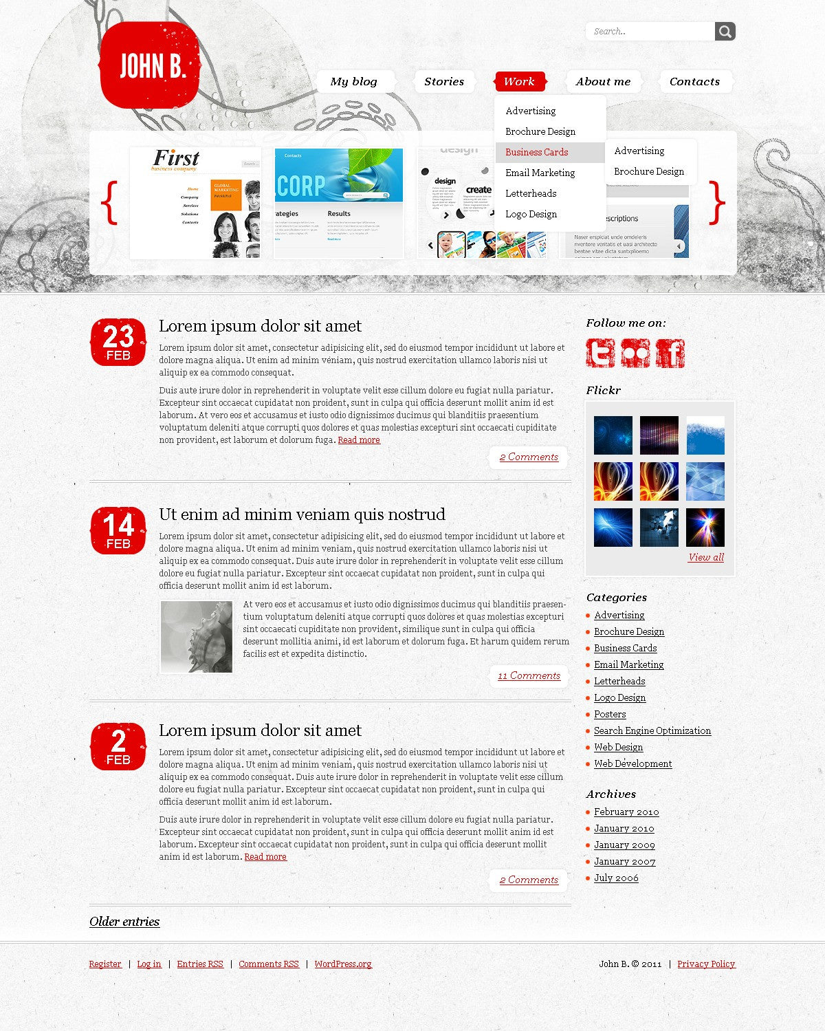 WordPress Themes - GoWebBaby.Com