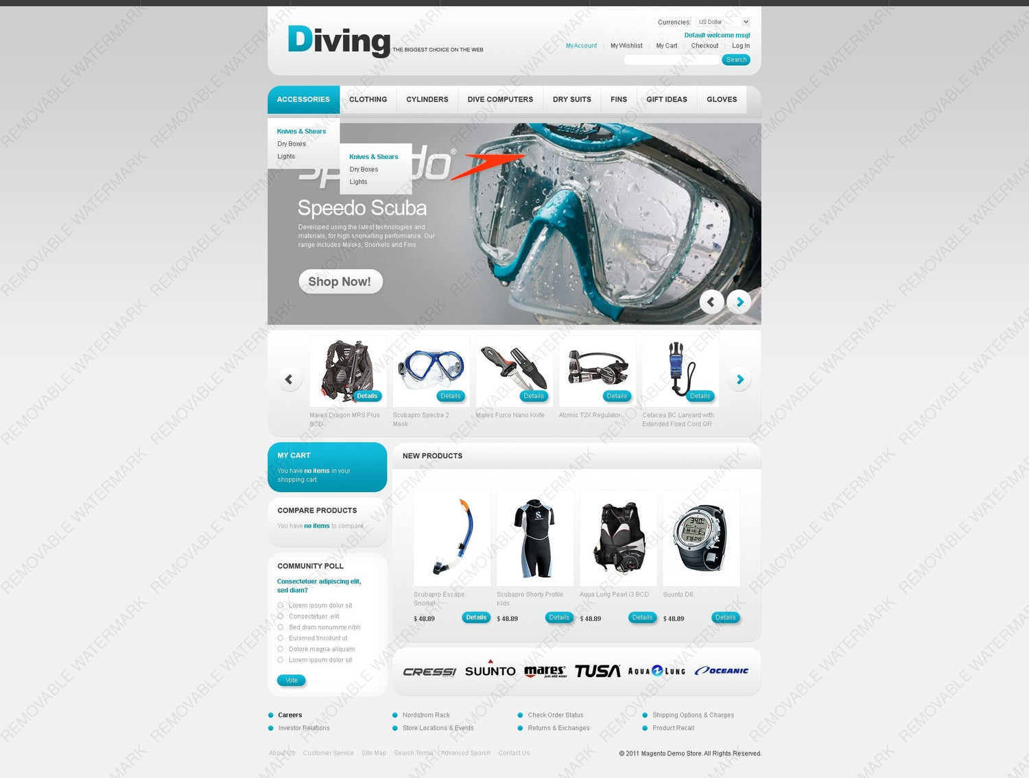 Magento Themes - GoWebBaby.Com