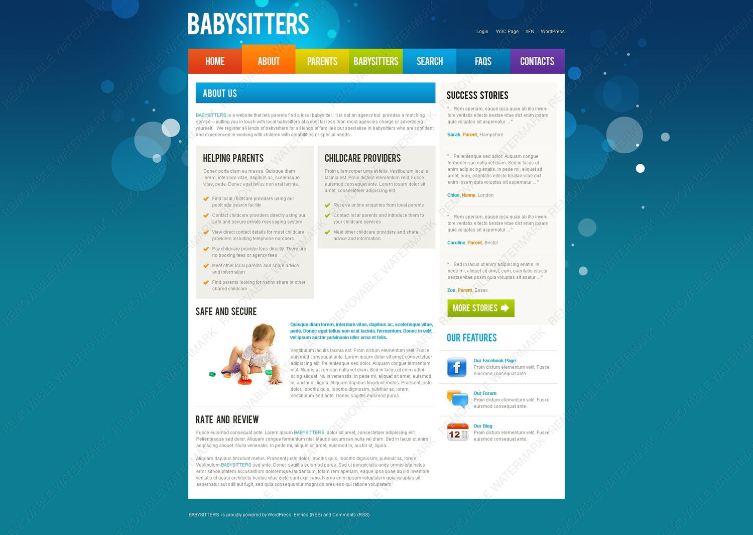 WordPress Themes - GoWebBaby.Com