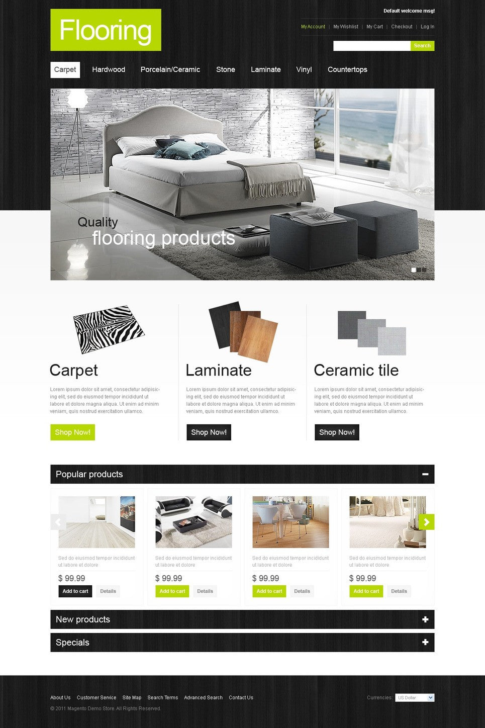 Magento Themes - GoWebBaby.Com