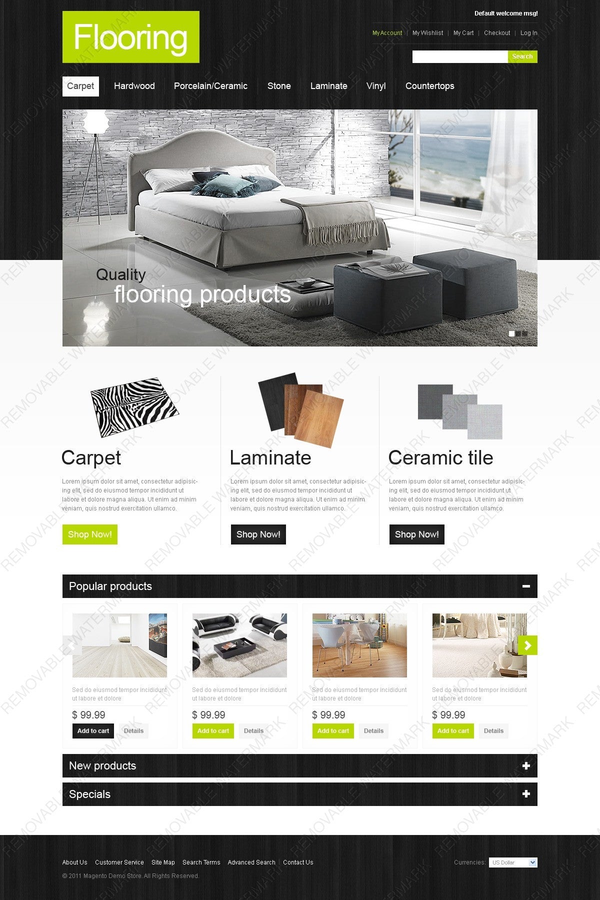Magento Themes - GoWebBaby.Com