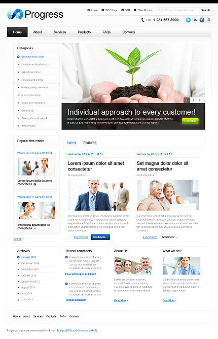 WordPress Themes - GoWebBaby.Com