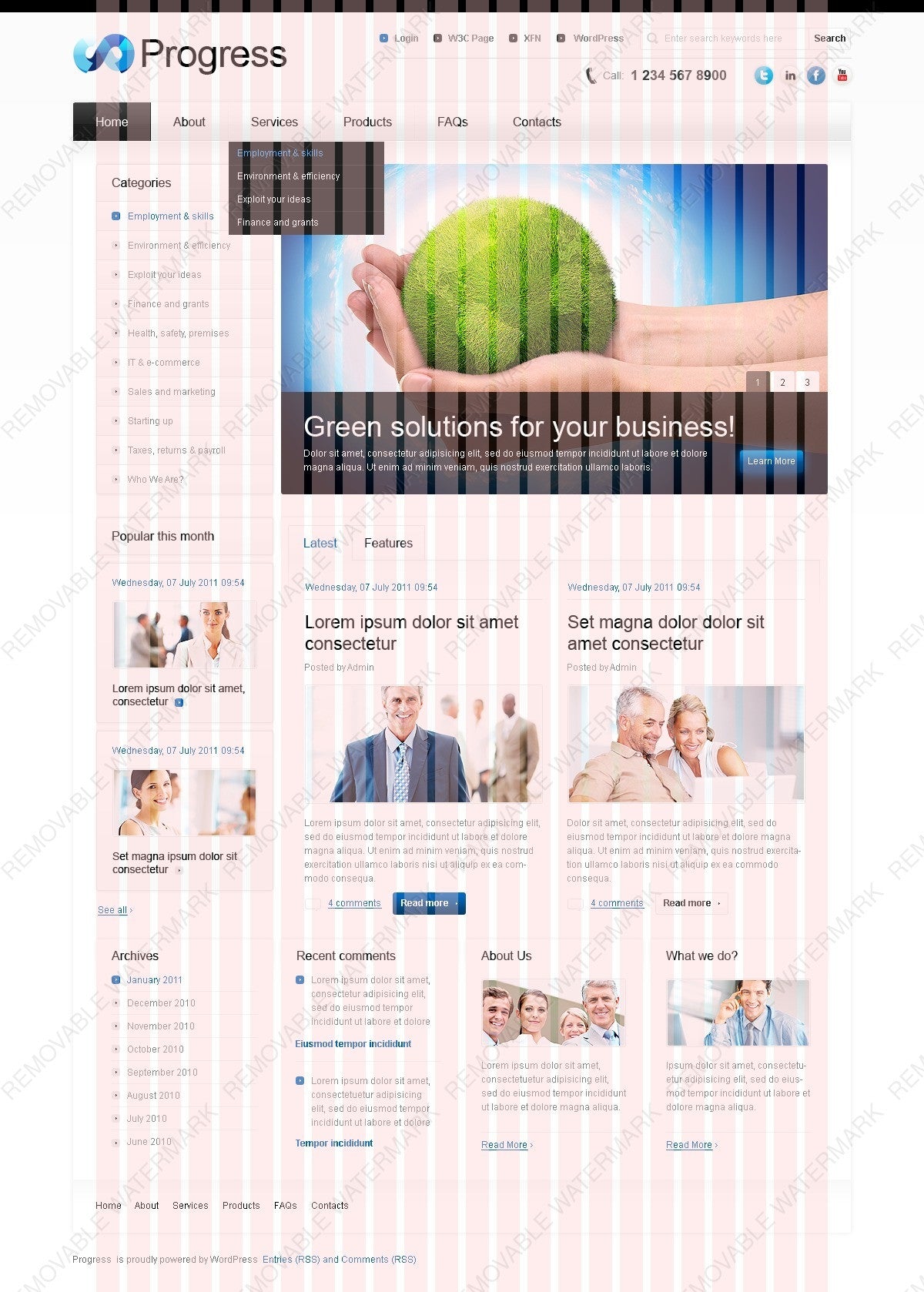 WordPress Themes - GoWebBaby.Com