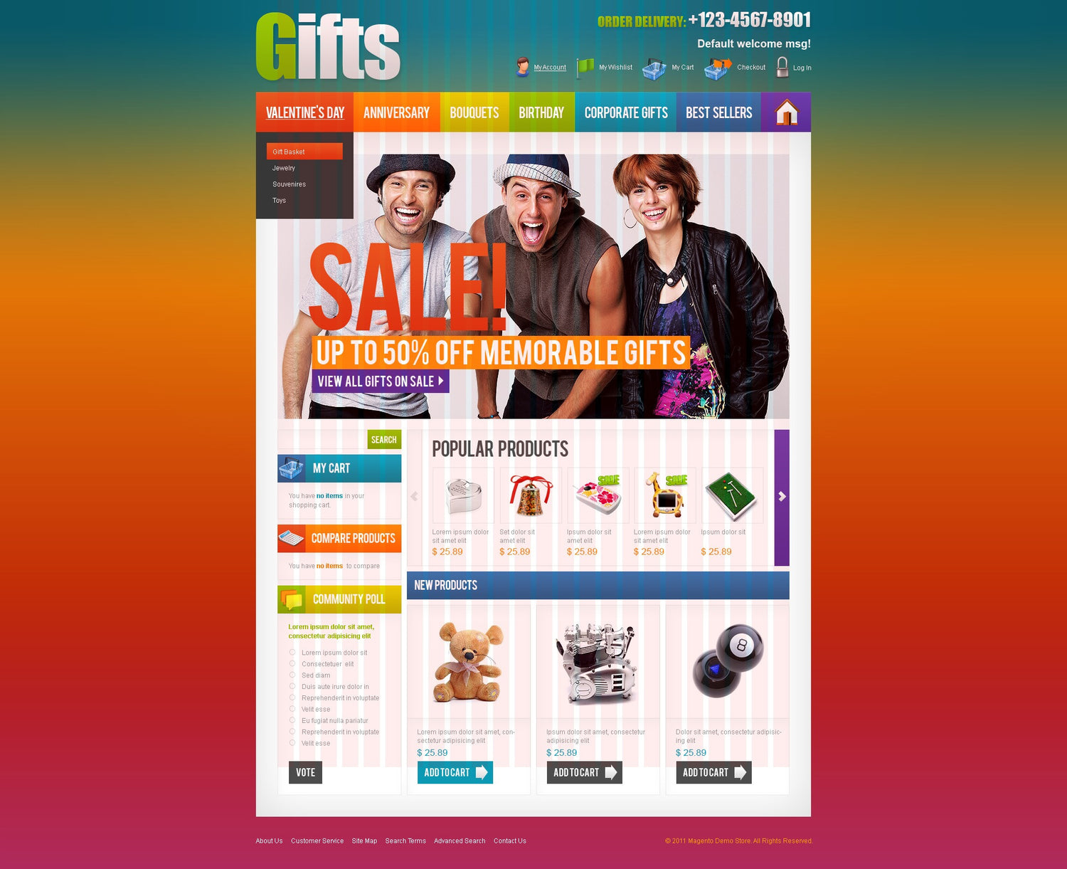 Magento Themes - GoWebBaby.Com