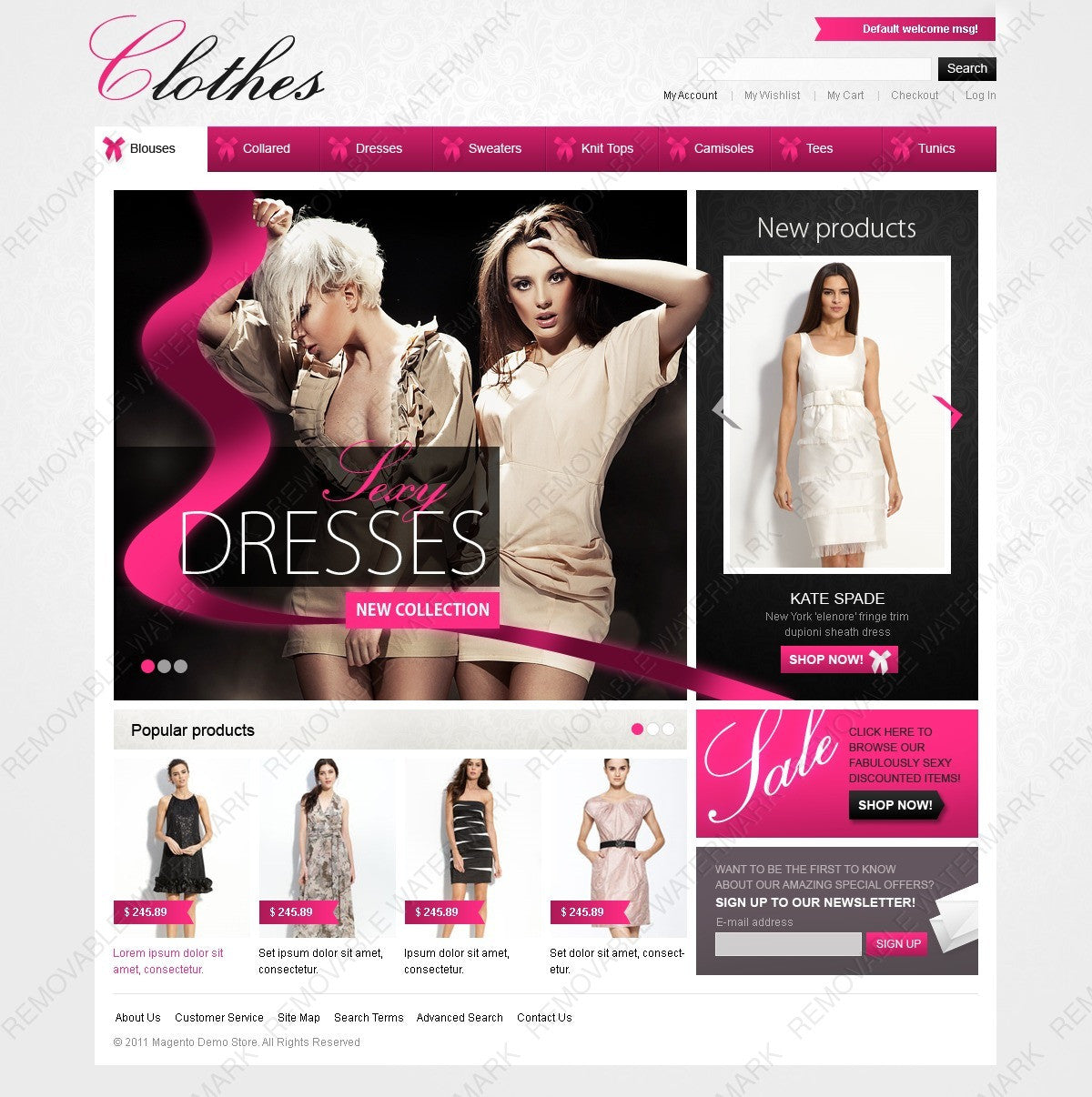 Magento Themes - GoWebBaby.Com