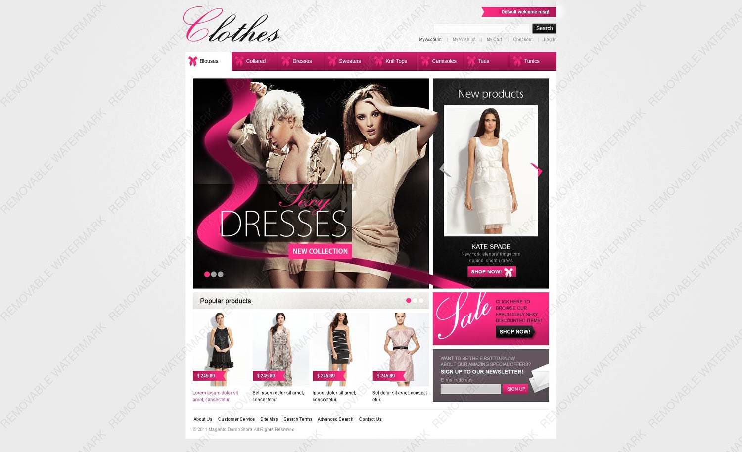 Magento Themes - GoWebBaby.Com
