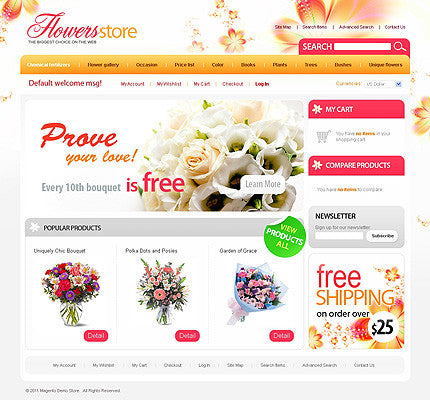 Magento Themes - GoWebBaby.Com