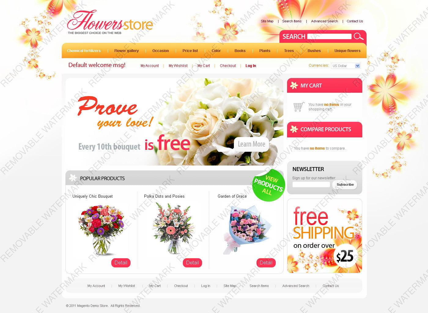 Magento Themes - GoWebBaby.Com