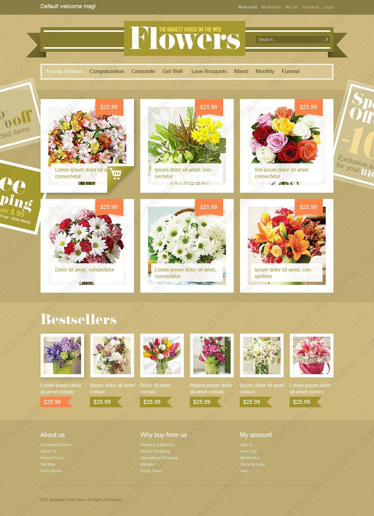 Magento Themes - GoWebBaby.Com