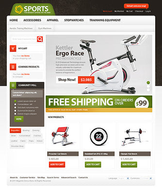 Magento Themes - GoWebBaby.Com