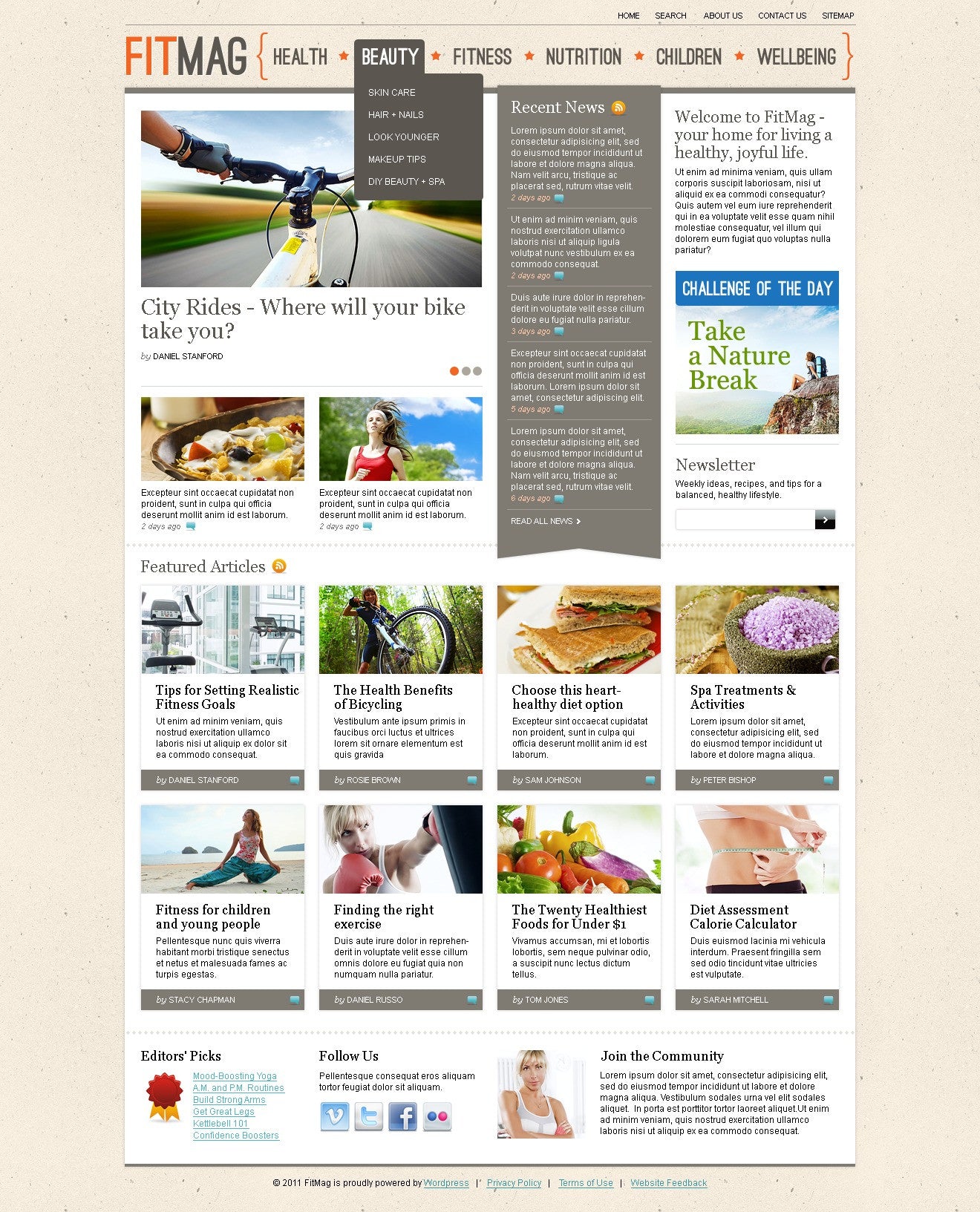 WordPress Themes - GoWebBaby.Com