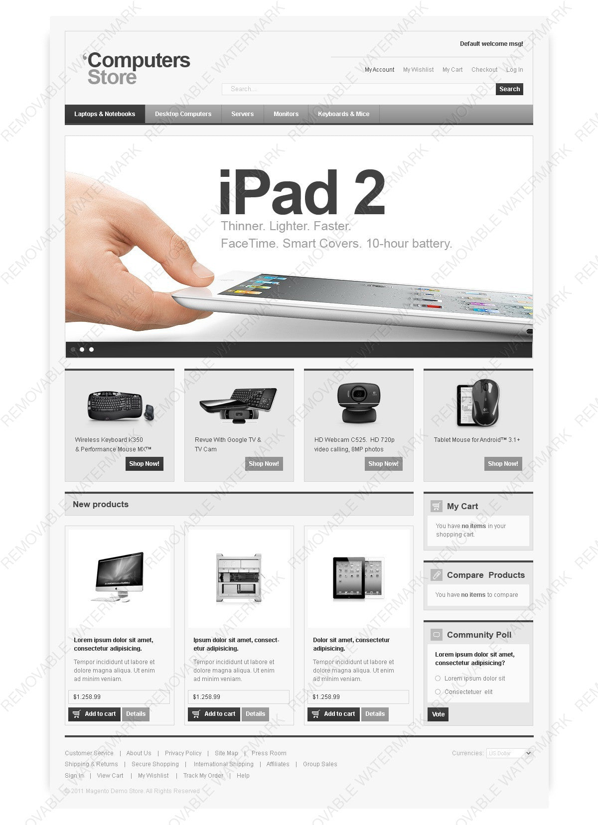 Magento Themes - GoWebBaby.Com
