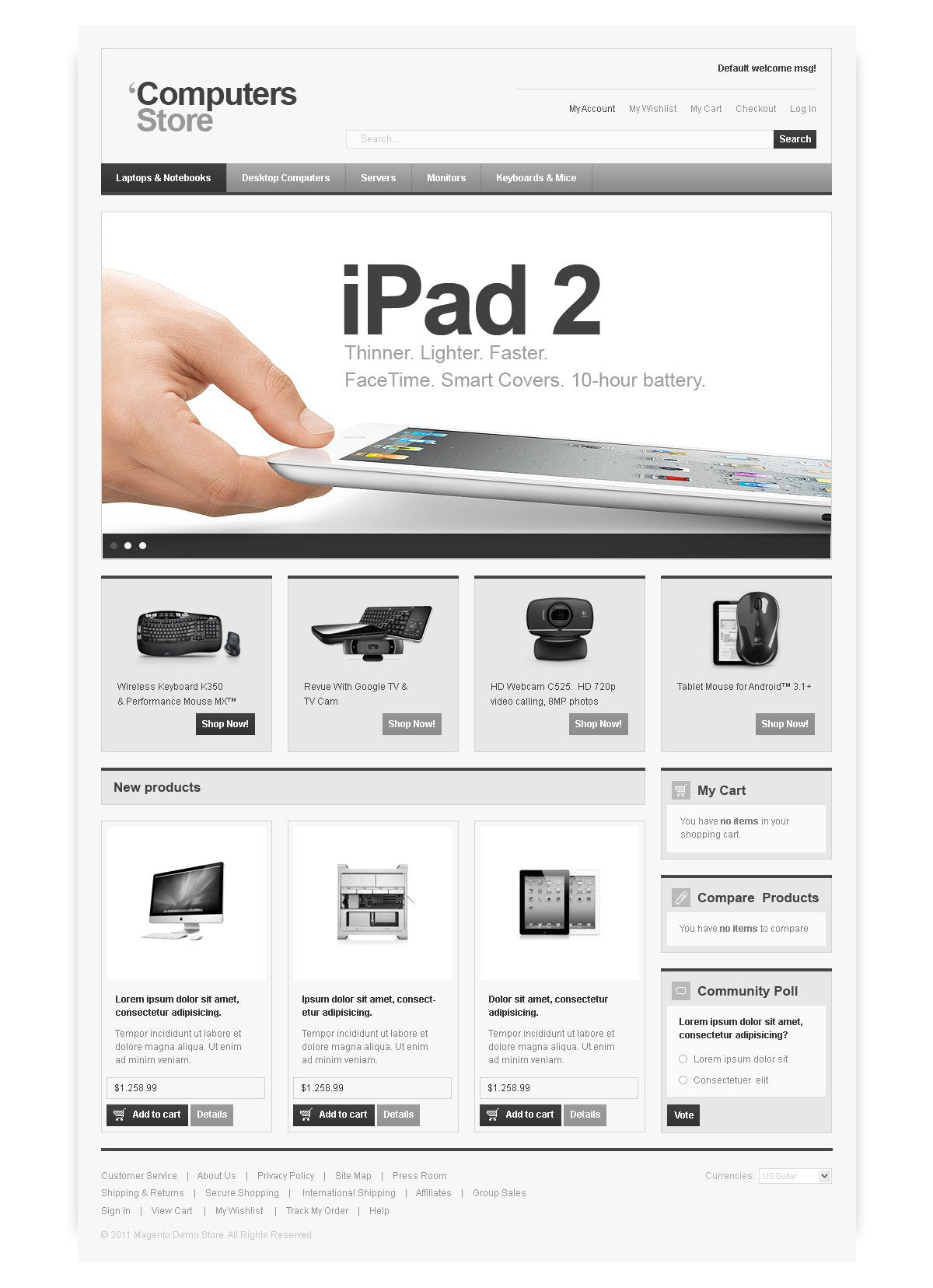 Magento Themes - GoWebBaby.Com