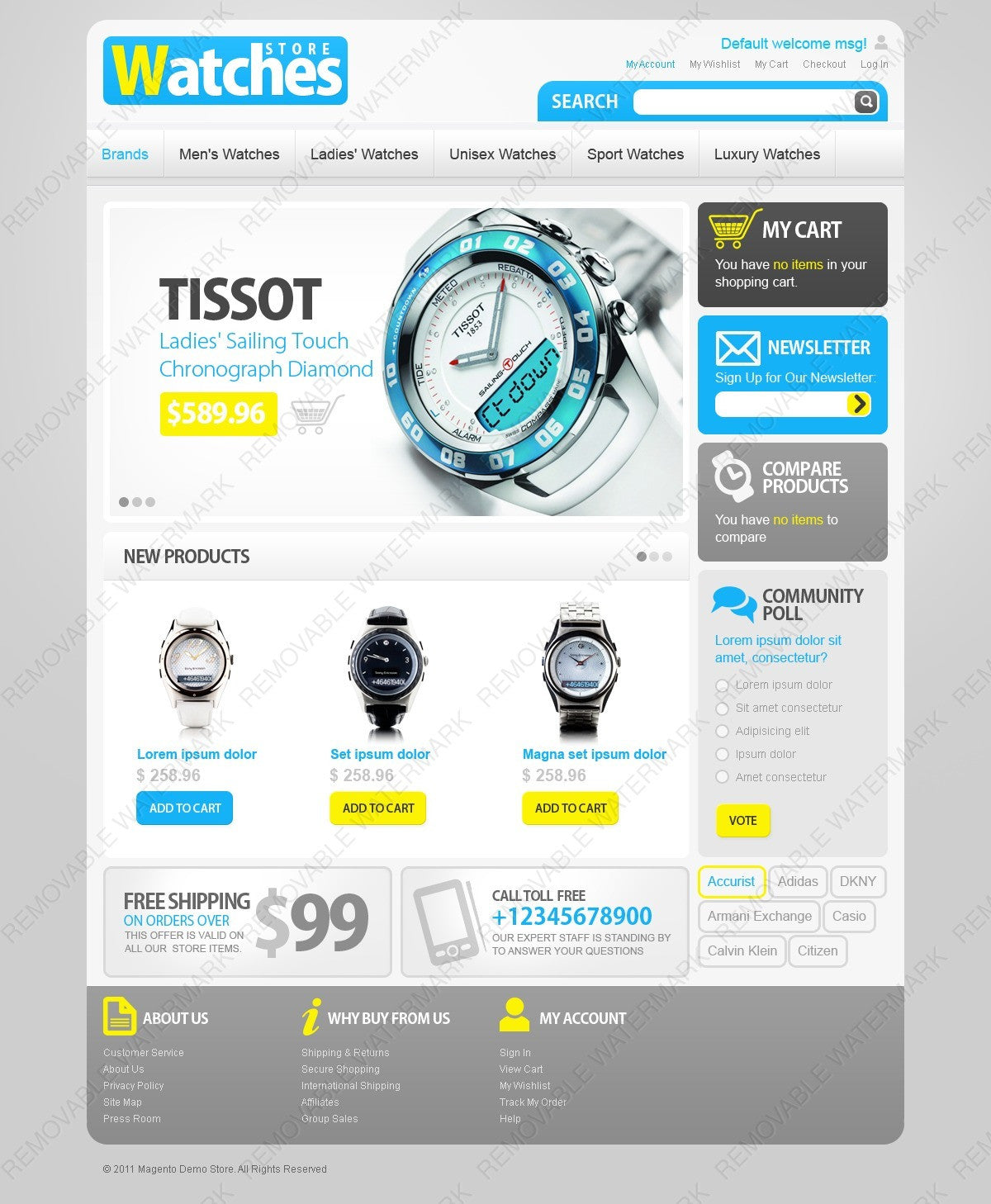 Magento Themes - GoWebBaby.Com