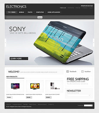 Magento Themes - GoWebBaby.Com