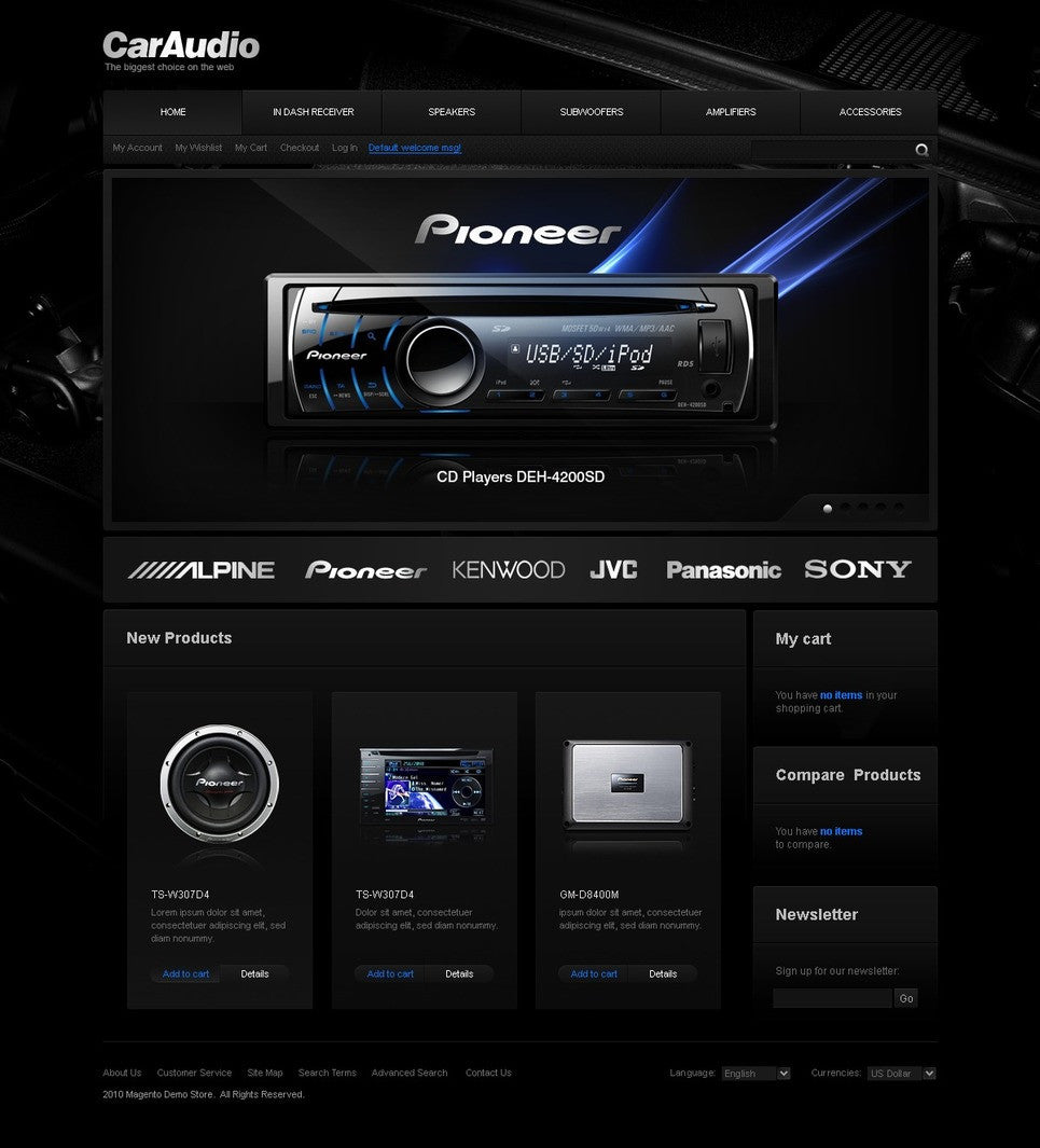 Magento Themes - GoWebBaby.Com