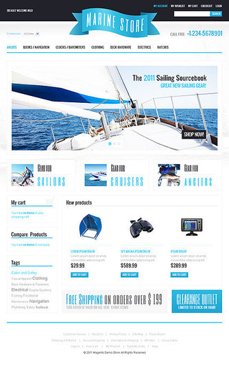 Magento Themes - GoWebBaby.Com
