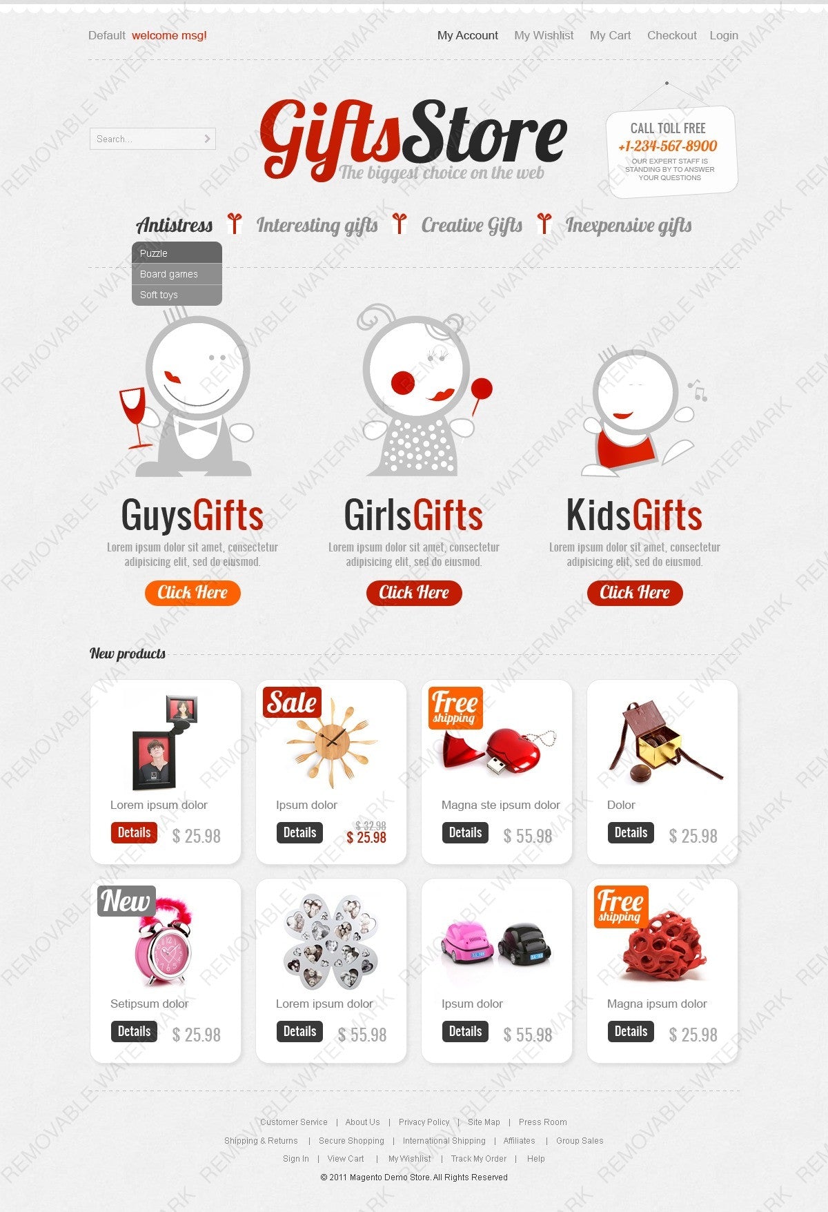 Magento Themes - GoWebBaby.Com