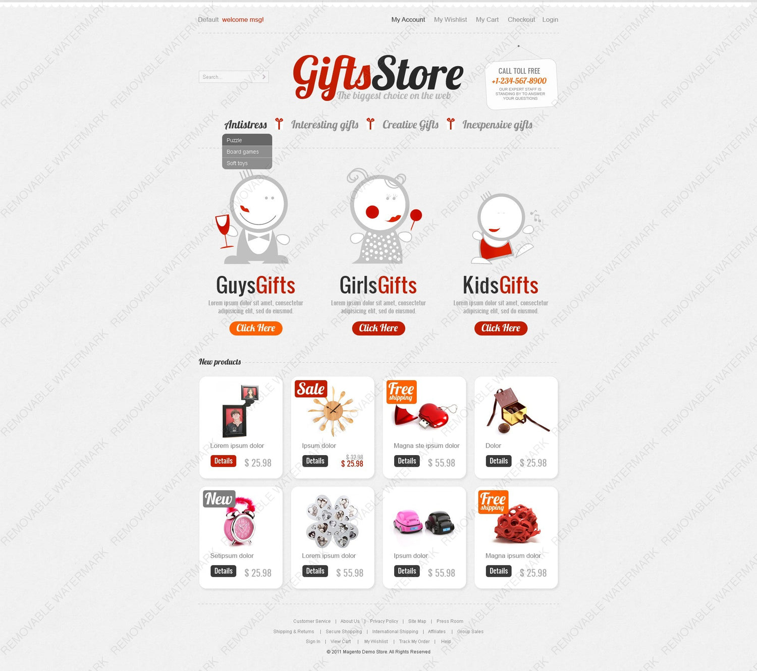 Magento Themes - GoWebBaby.Com
