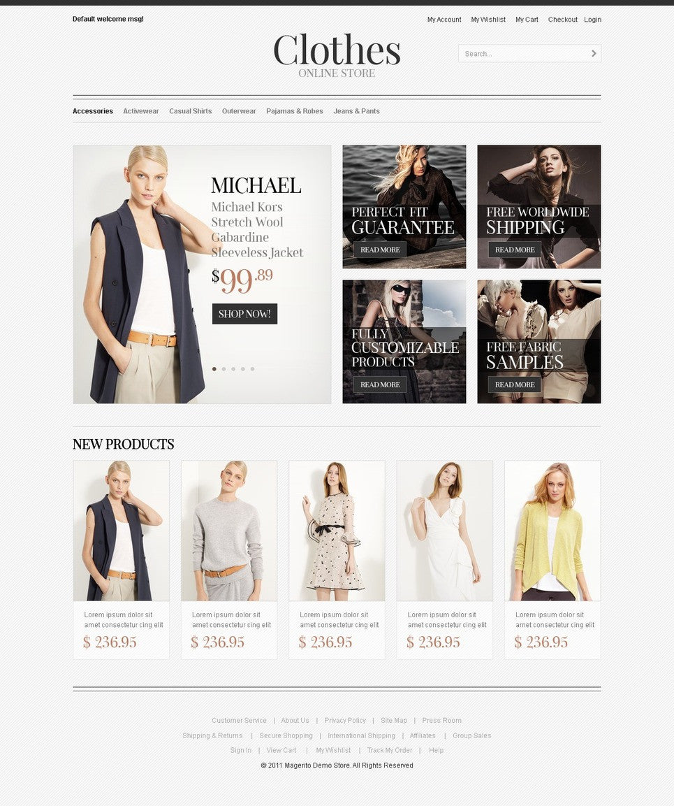 Magento Themes - GoWebBaby.Com