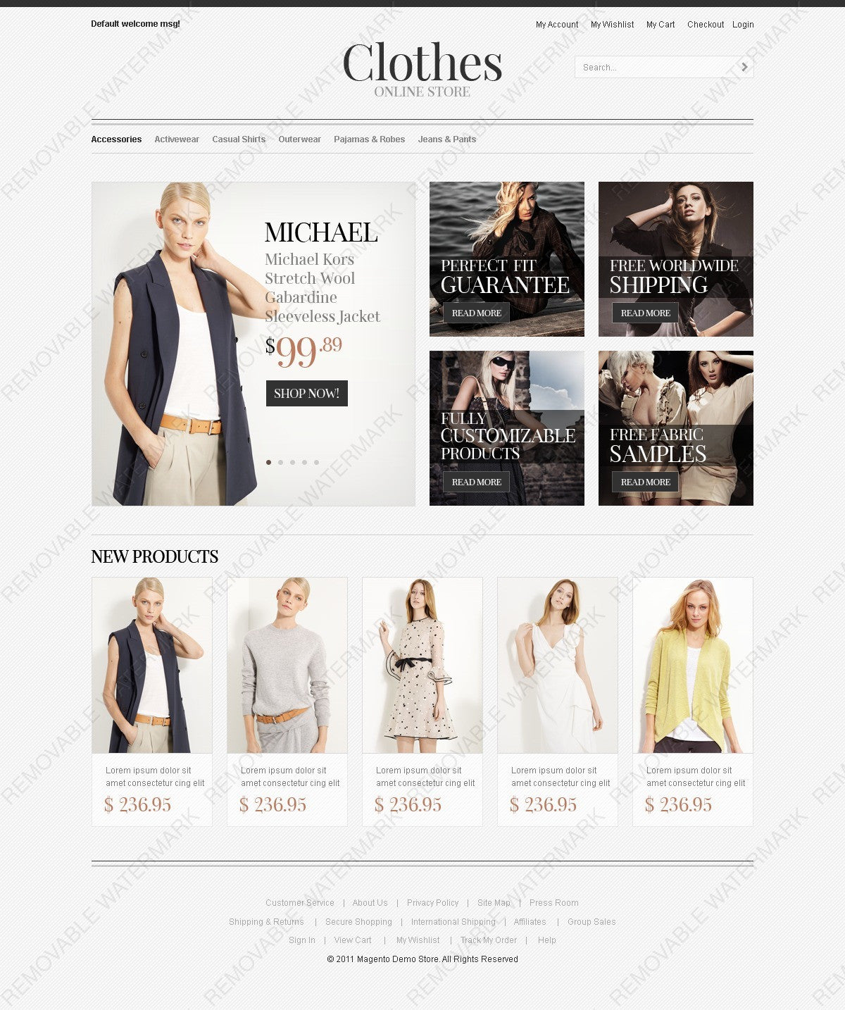 Magento Themes - GoWebBaby.Com