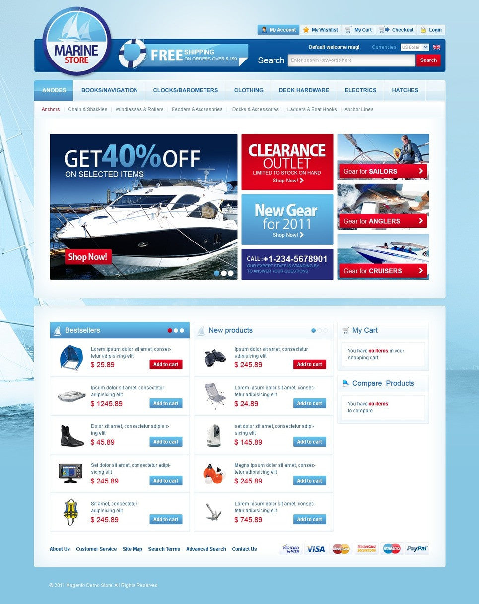 Magento Themes - GoWebBaby.Com