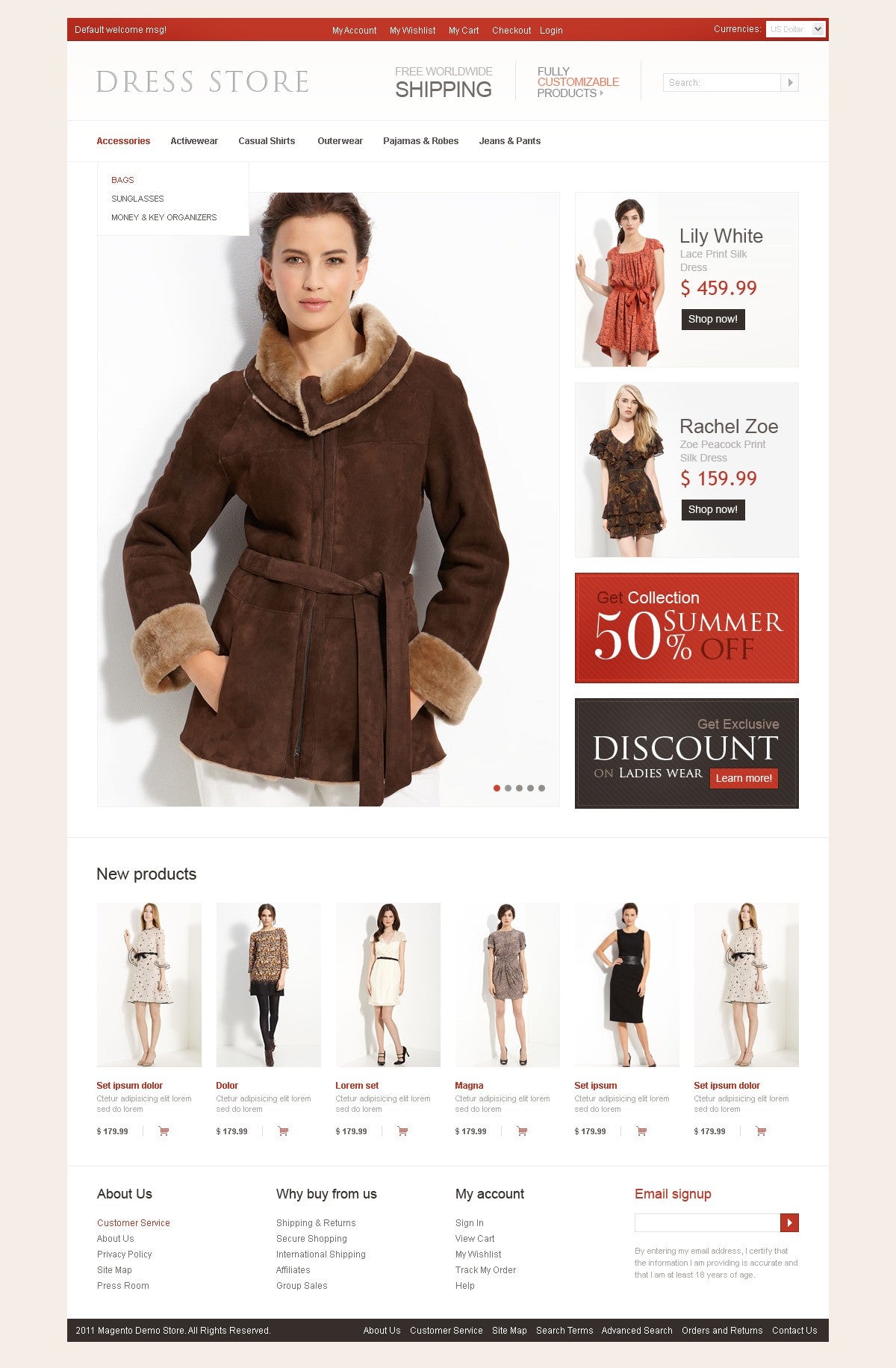 Magento Themes - GoWebBaby.Com