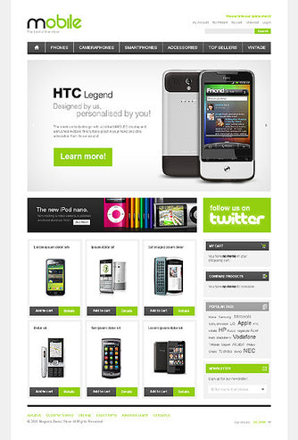 Magento Themes - GoWebBaby.Com