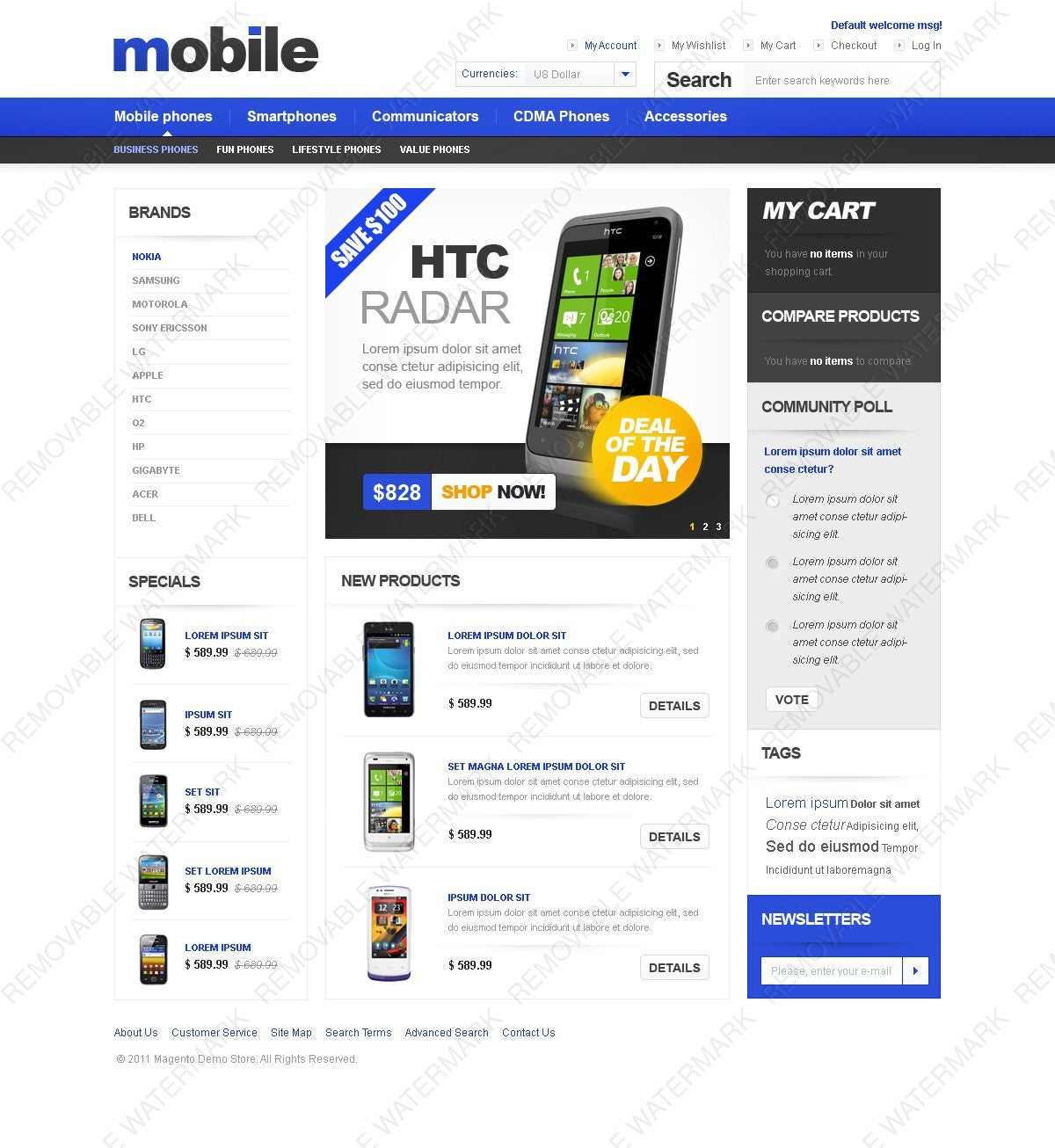 Magento Themes - GoWebBaby.Com