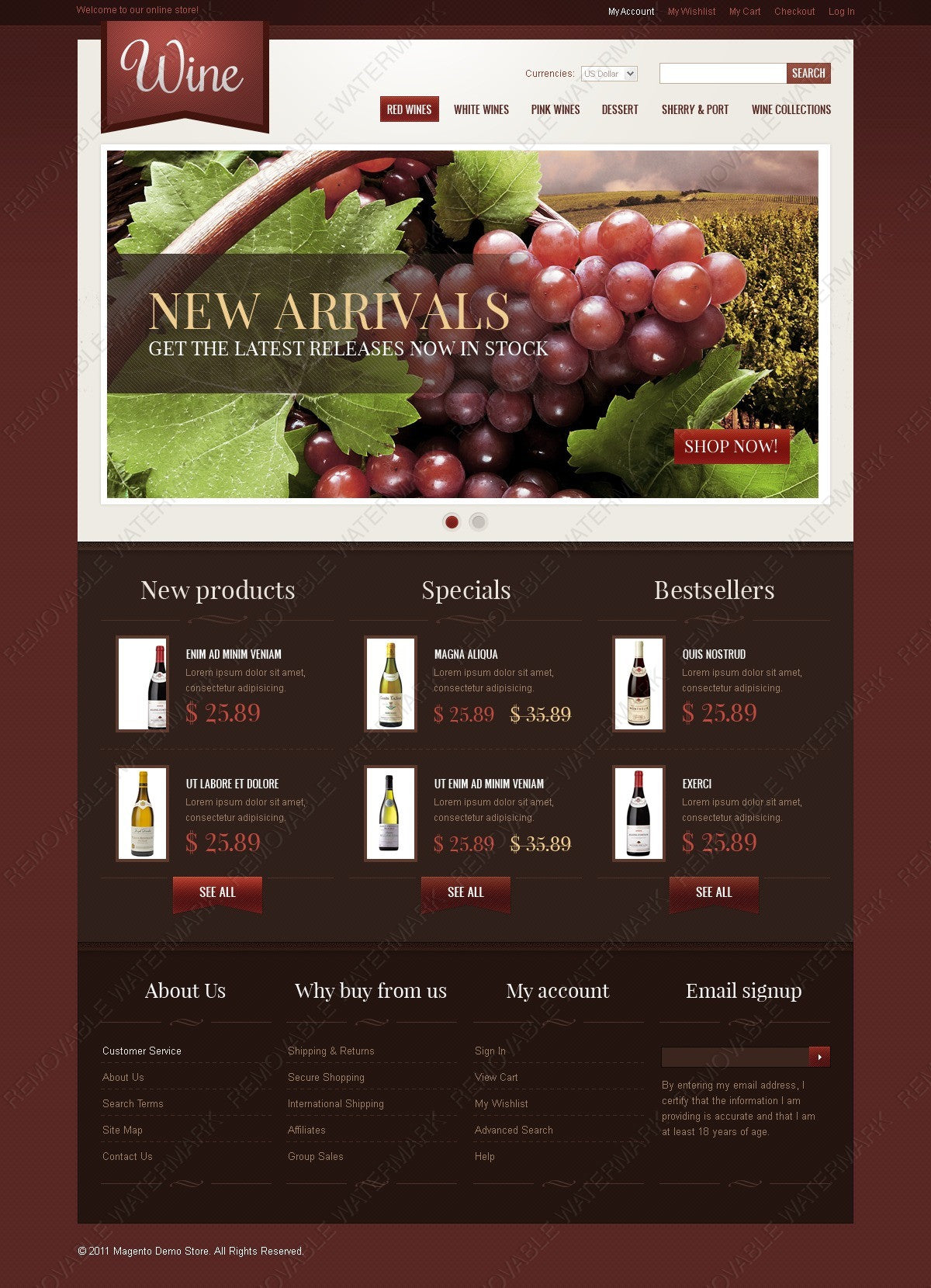 Magento Themes - GoWebBaby.Com