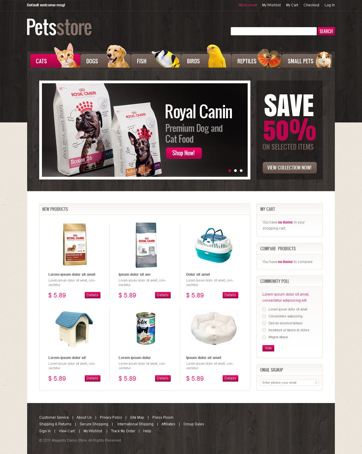 Magento Themes - GoWebBaby.Com
