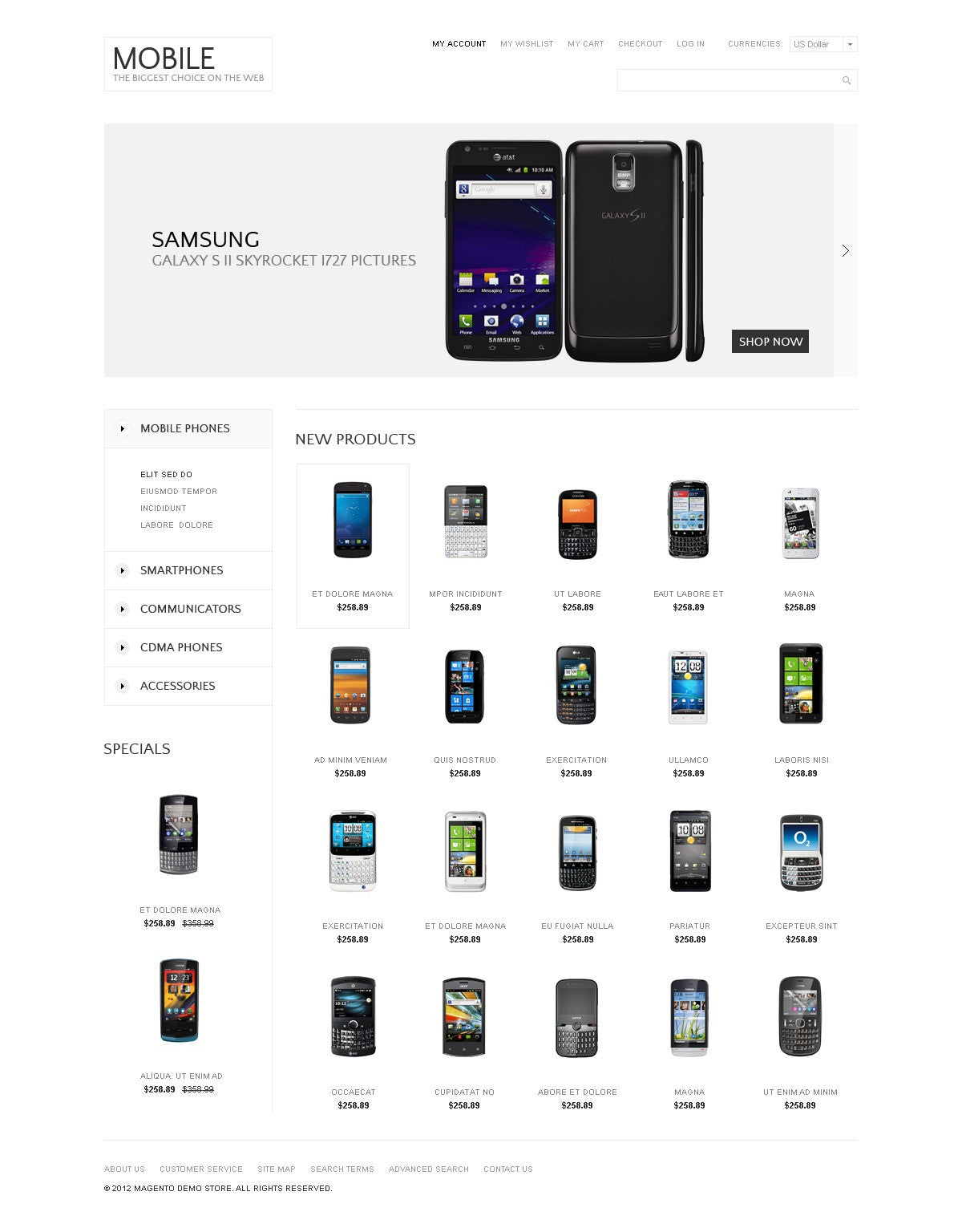 Magento Themes - GoWebBaby.Com