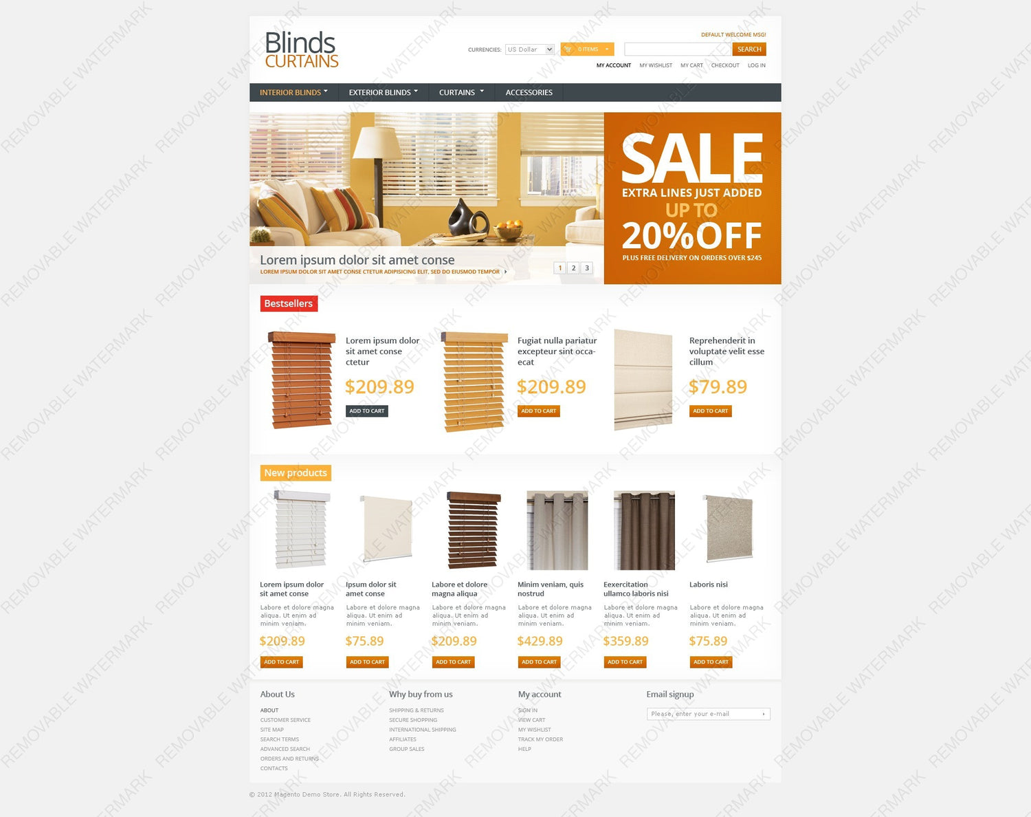 Magento Themes - GoWebBaby.Com
