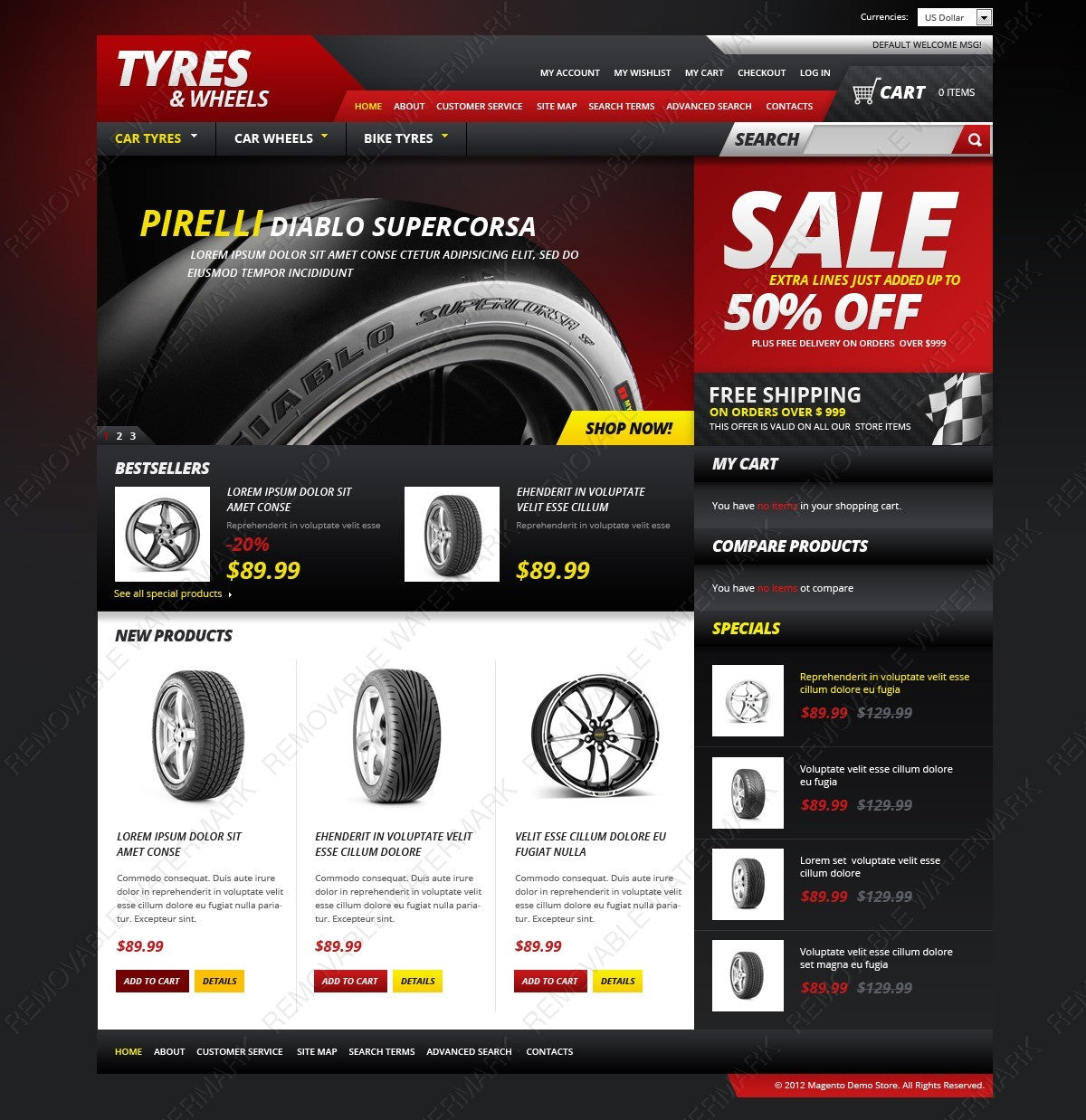 Magento Themes - GoWebBaby.Com