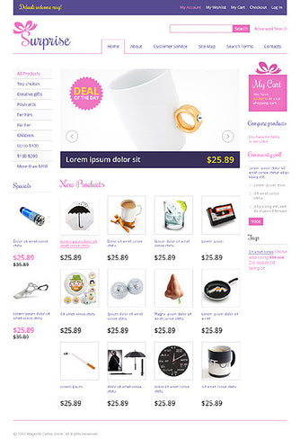 Magento Themes - GoWebBaby.Com
