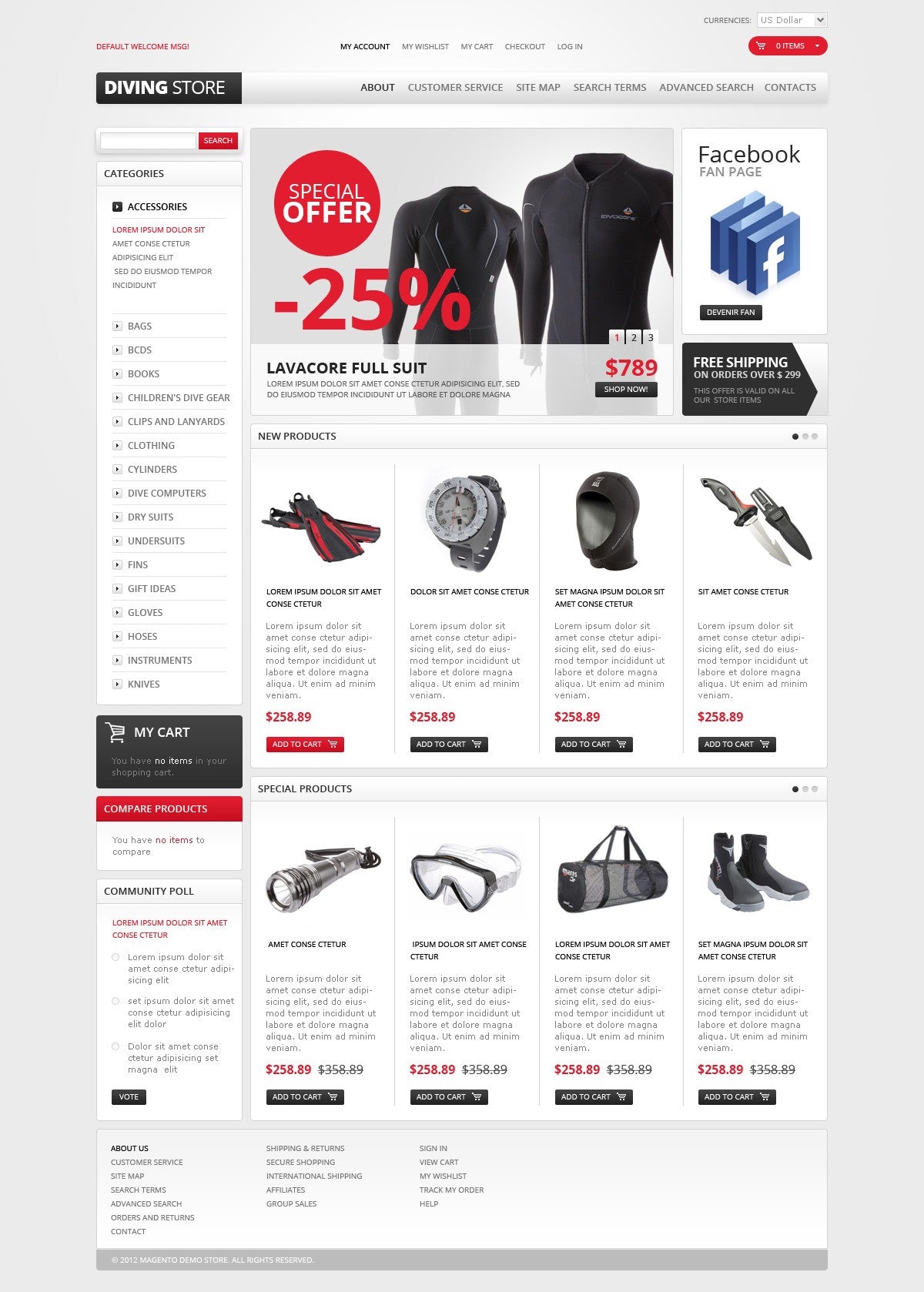 Magento Themes - GoWebBaby.Com